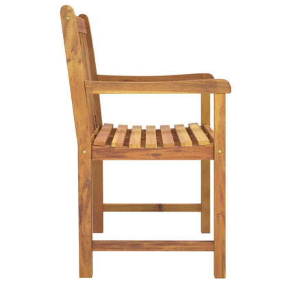 Chaises de jardin lot de 4 56x55,5x90 bois massif d'acacia