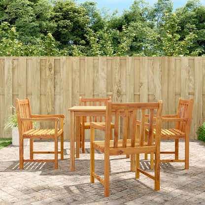 Chaises de jardin lot de 4 56x55,5x90 bois massif d'acacia