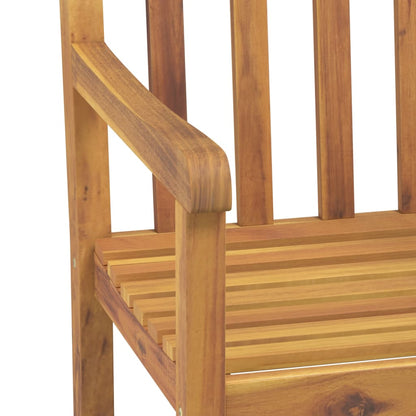 Chaises de jardin lot de 6 56x55,5x90 bois massif d'acacia