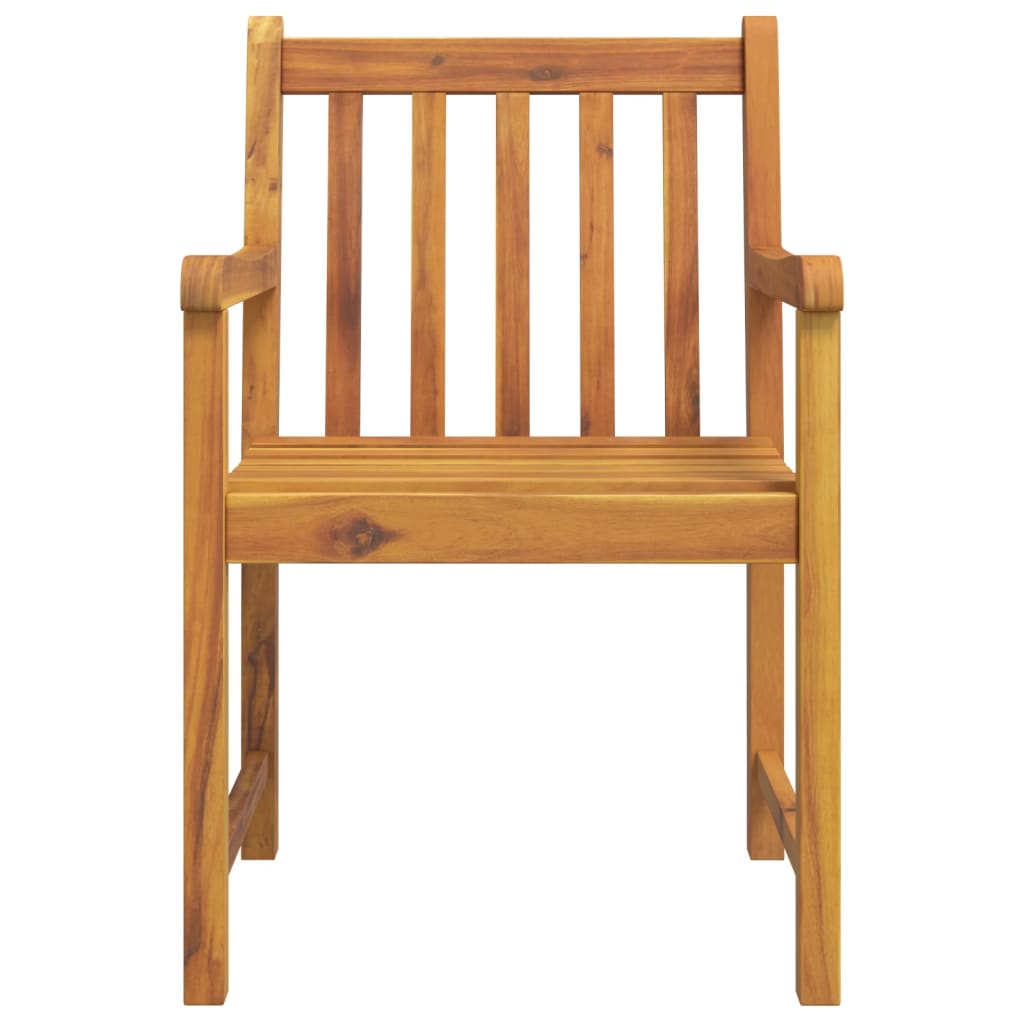 Chaises de jardin lot de 8 56x55,5x90 bois massif d'acacia