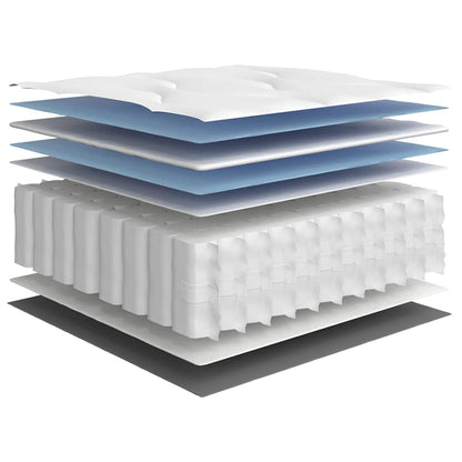 Matelas à ressorts ensachés moyen 90x190 cm