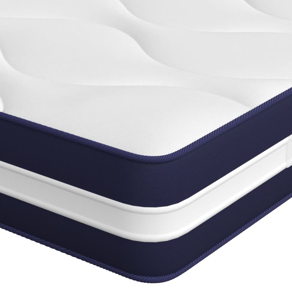 Matelas à ressorts ensachés dureté moyenne 90x200 cm