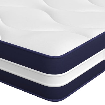 Matelas à ressorts ensachés dureté moyenne 90x200 cm