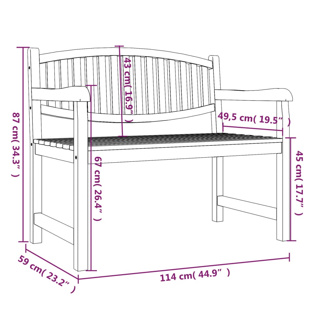 Ensemble à manger de jardin 4 pcs Bois de teck massif