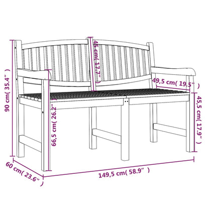 Ensemble à manger de jardin 4 pcs Bois de teck massif