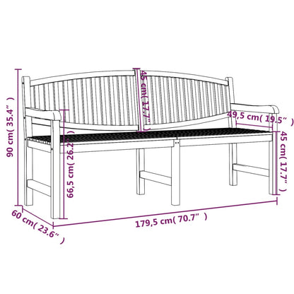 Ensemble à manger de jardin 4 pcs Bois de teck massif