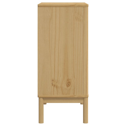 Commode FLORO cire marron bois de pin massif