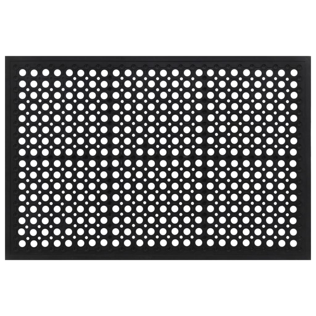 Paillasson rectangulaire 60x90 cm caoutchouc