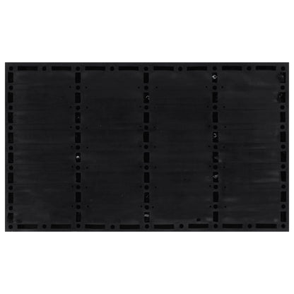 Paillasson rectangulaire 45x75 cm caoutchouc et fibre de coco