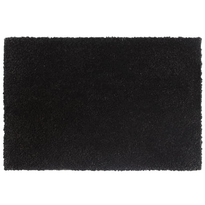 Tapis de porte 2 pcs noir 40x60 cm fibre de coco touffeté