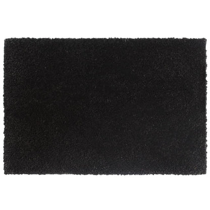 Tapis de porte 5 pcs noir 40x60 cm fibre de coco touffeté