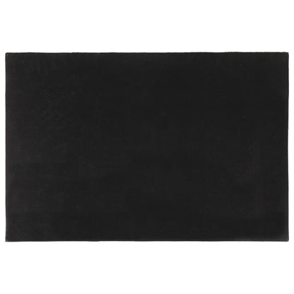 Tapis de porte noir 60x90 cm fibre de coco touffeté