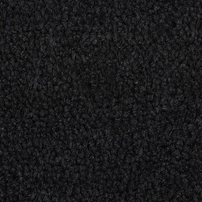 Tapis de porte noir 60x90 cm fibre de coco touffeté