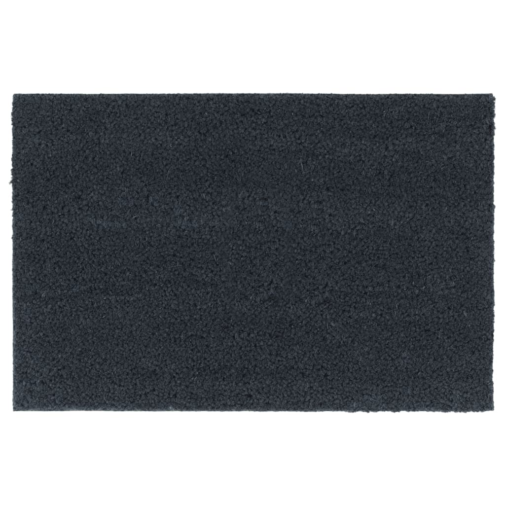 Tapis de porte gris foncé 40x60 cm fibre de coco touffeté