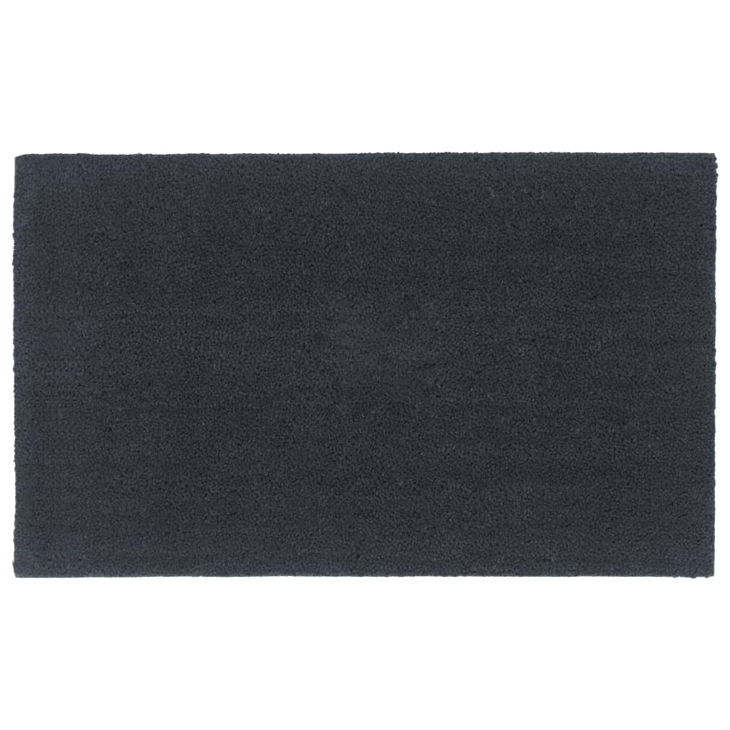 Tapis de porte gris foncé 90x150 cm fibre de coco touffeté