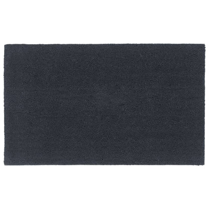 Tapis de porte gris foncé 90x150 cm fibre de coco touffeté