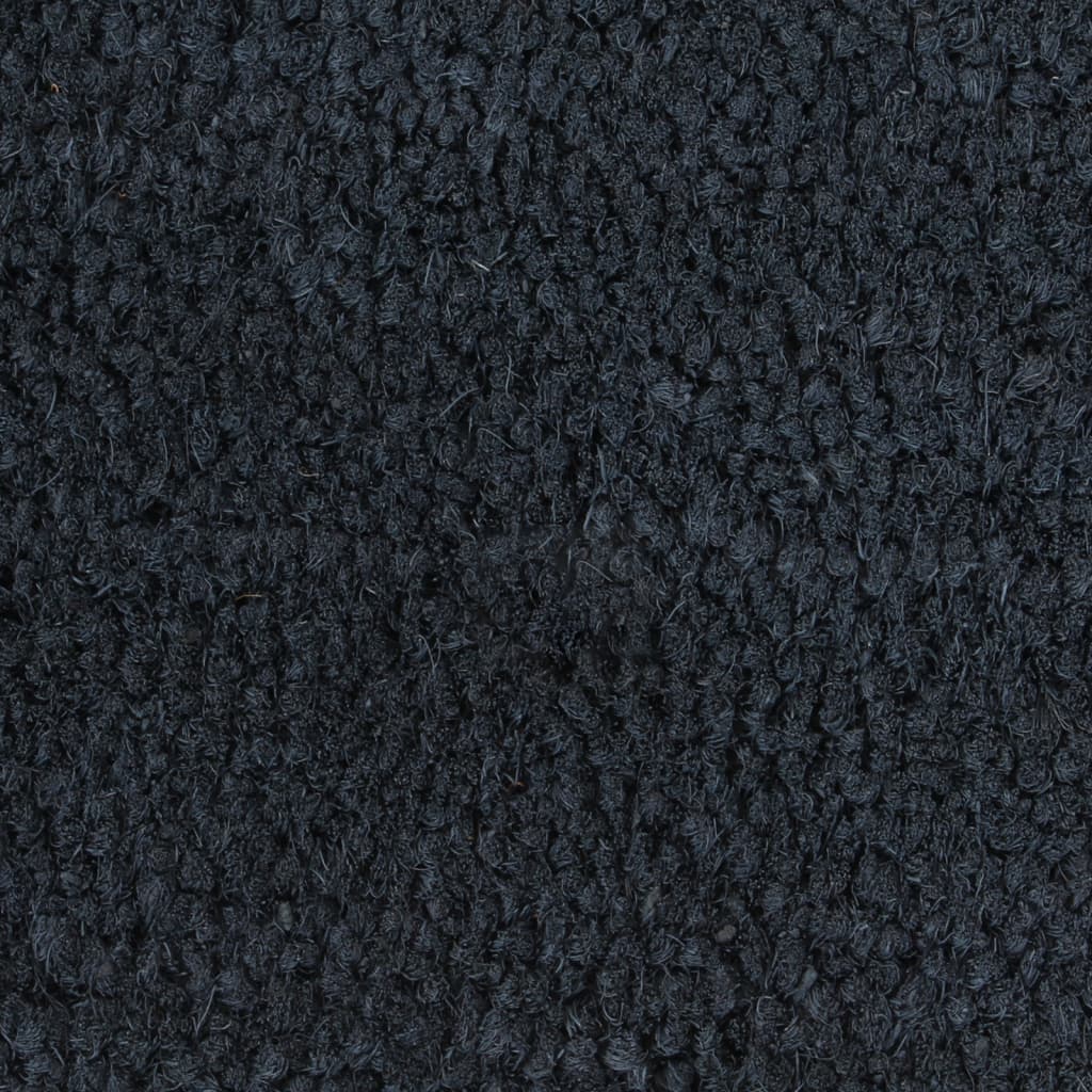 Tapis de porte gris foncé 90x150 cm fibre de coco touffeté