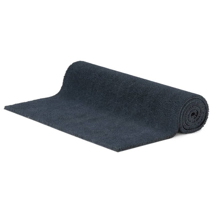 Tapis de porte gris foncé 100x200 cm fibre de coco touffeté