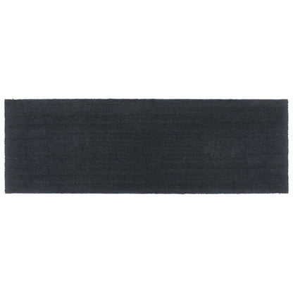 Tapis de porte gris foncé 100x300 cm fibre de coco touffeté