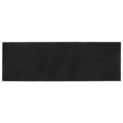 Tapis de porte gris foncé 100x300 cm fibre de coco touffeté