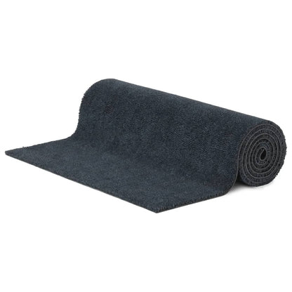 Tapis de porte gris foncé 100x300 cm fibre de coco touffeté