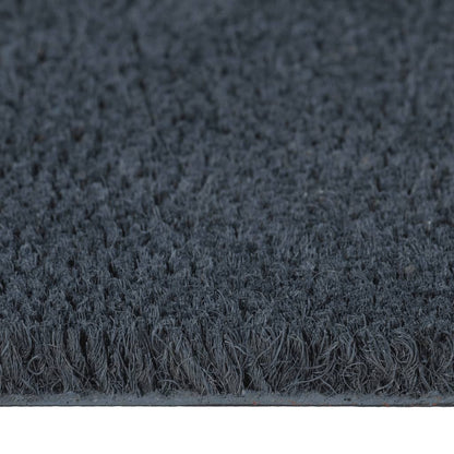 Tapis de porte gris foncé 100x300 cm fibre de coco touffeté