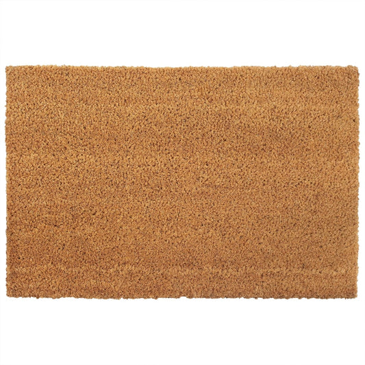 Tapis de porte naturel 40x60 cm fibre de coco touffeté