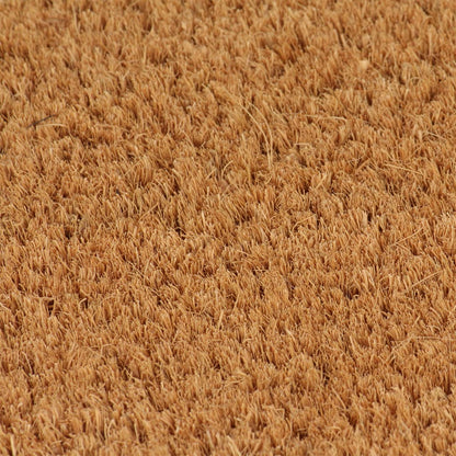 Tapis de porte naturel 40x60 cm fibre de coco touffeté