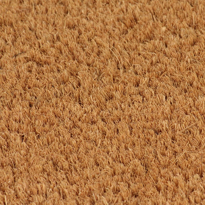 Tapis de porte 5 pcs naturel 40x60 cm fibre de coco touffeté