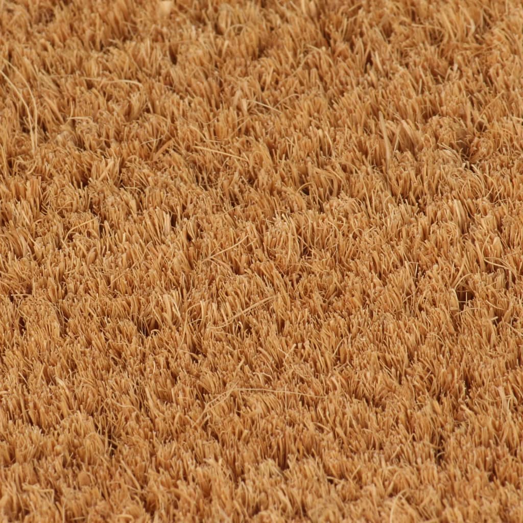 Tapis de porte naturel 90x150 cm fibre de coco touffeté