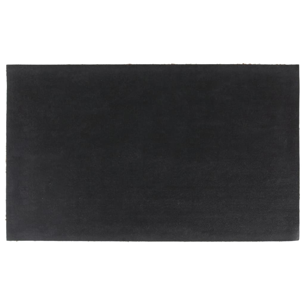 Tapis de porte naturel 45x75 cm fibre de coco touffeté