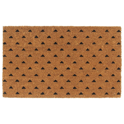 Tapis de porte naturel 45x75 cm fibre de coco touffeté