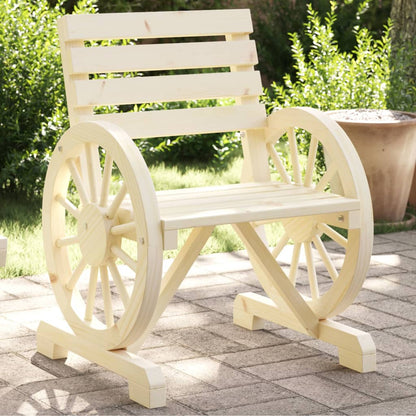 Chaises de jardin lot de 4 Bois de sapin massif