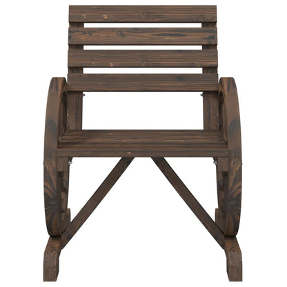 Chaises de jardin lot de 4 Bois de sapin massif