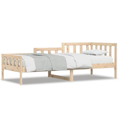 Lit de jour sans matelas 80x200 cm bois de pin massif