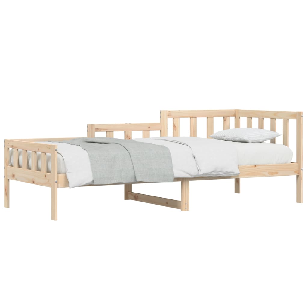 Lit de jour sans matelas 80x200 cm bois de pin massif