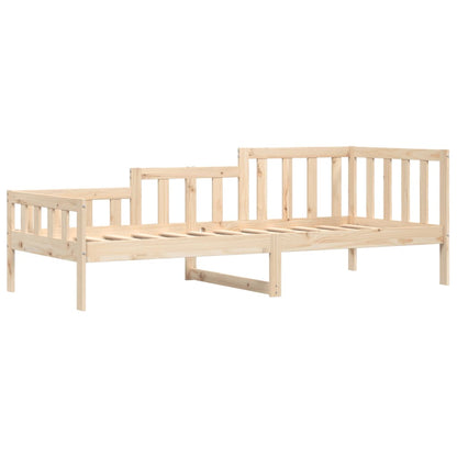 Lit de jour sans matelas 90x190 cm bois de pin massif