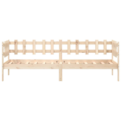 Lit de jour sans matelas 80x200 cm bois de pin massif