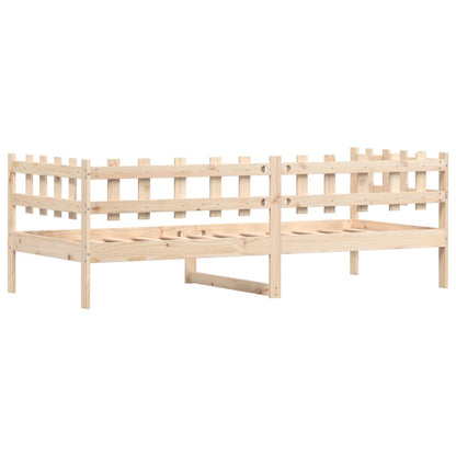 Lit de jour sans matelas 80x200 cm bois de pin massif