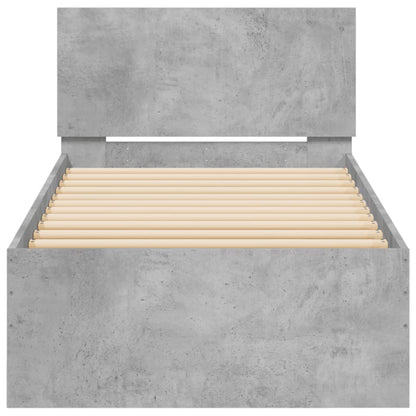 Cadre de lit sans matelas avec lumières LED 90x200 cm