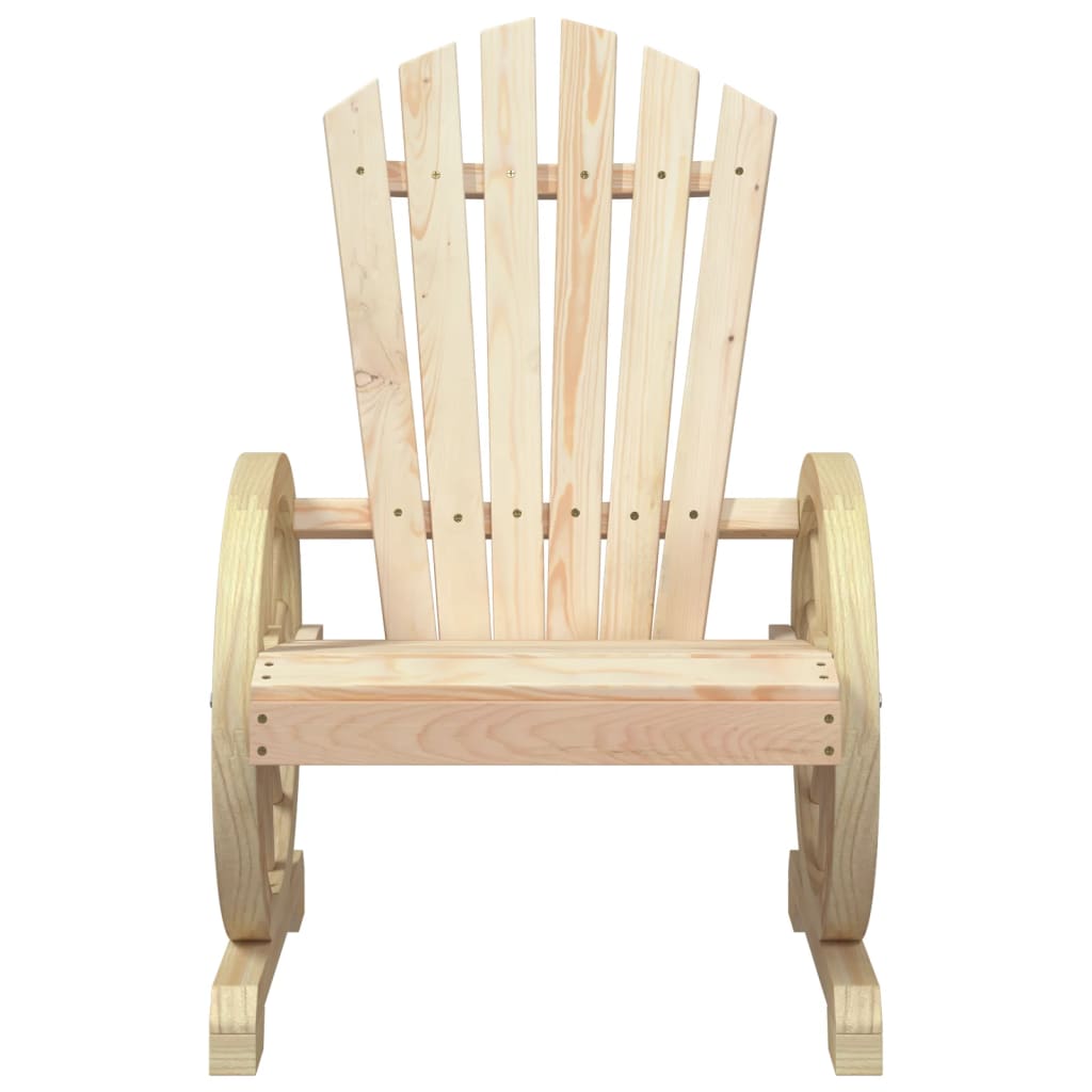 Chaise de jardin Adirondack bois de sapin massif