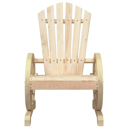 Chaises de jardin Adirondack lot de 2 bois de sapin massif