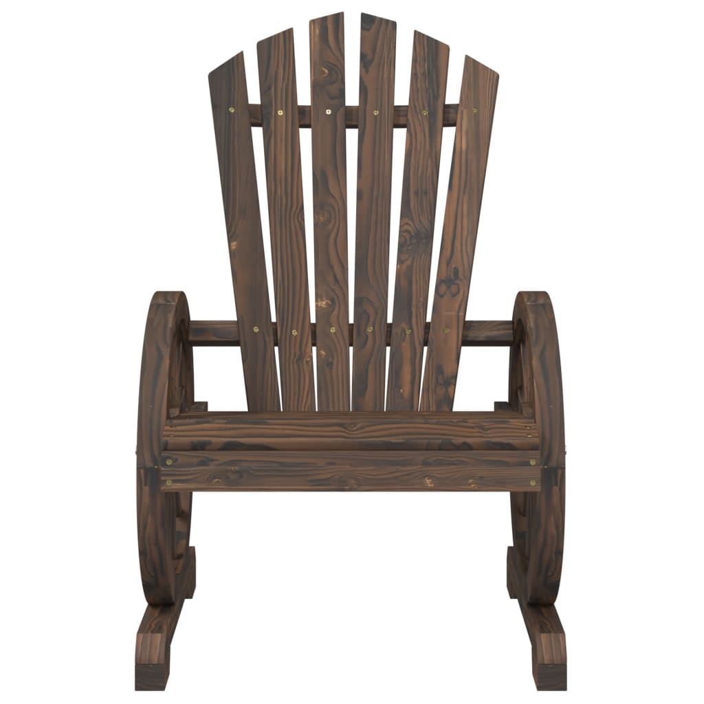 Chaises de jardin Adirondack lot de 2 bois de sapin massif