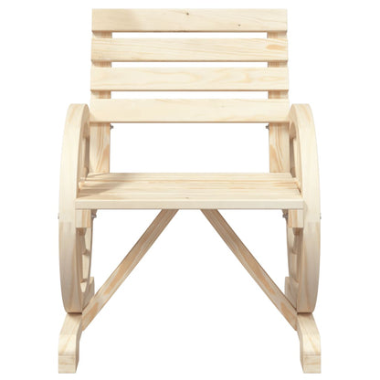 Chaises de jardin lot de 2 58x58x78,5 cm bois de sapin massif