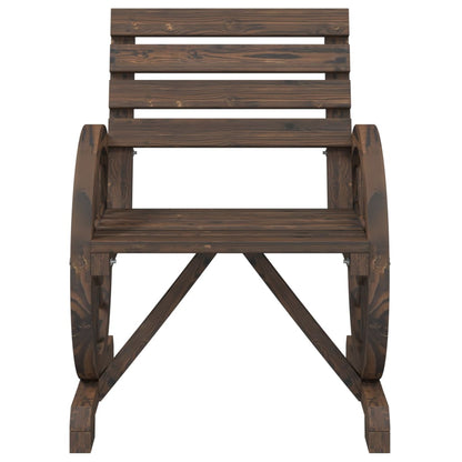 Chaises de jardin lot de 2 58x58x78,5 cm bois de sapin massif