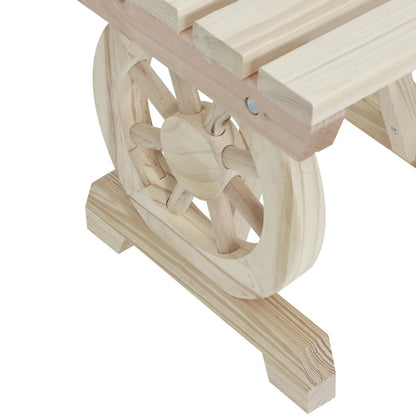 Banc de jardin 115 cm bois de sapin massif