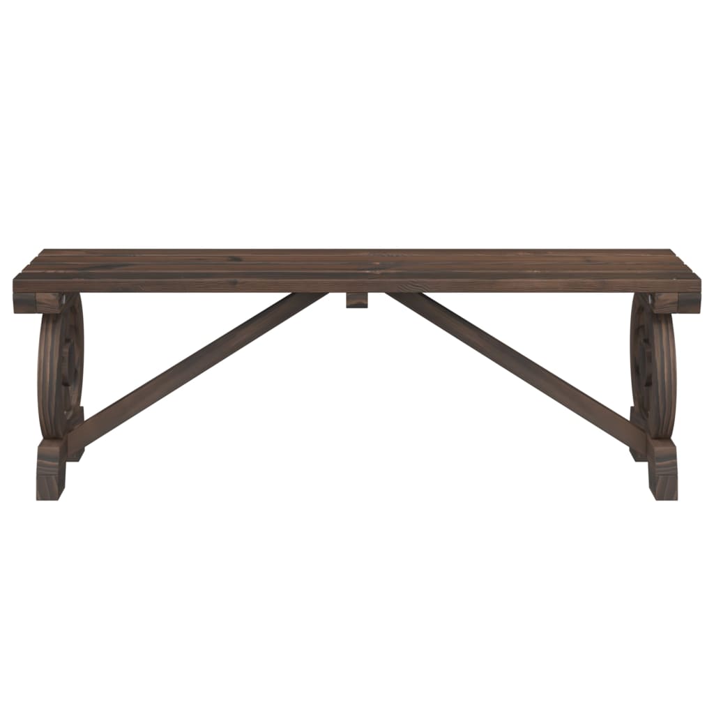 Banc de jardin 115 cm bois de sapin massif