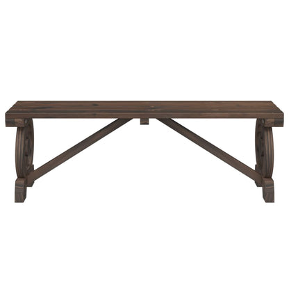 Banc de jardin 115 cm bois de sapin massif