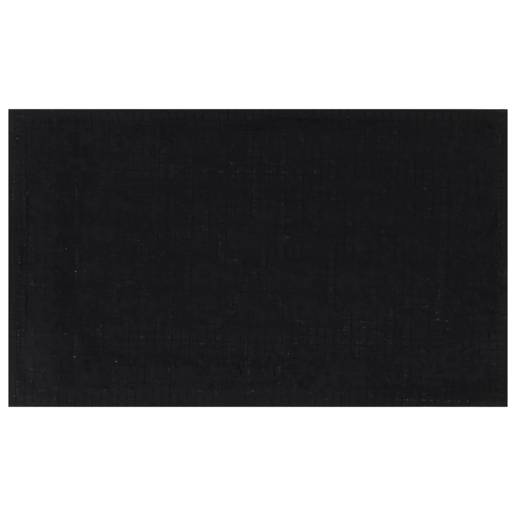 Paillasson rectangulaire 45x75 cm caoutchouc et fibre de coco