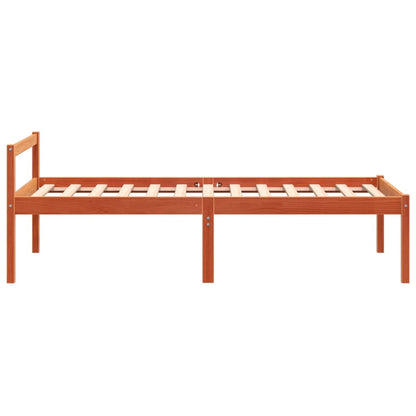 Lit pour personne âgée sans matelas 75x190 cm bois pin massif